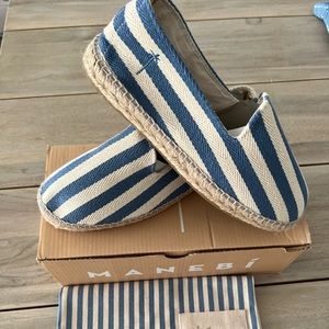Brand new in box never worn size 10 Manebi Espadrilles loafers